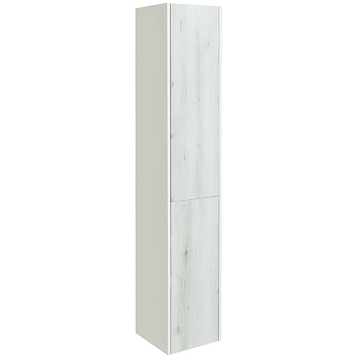 Шкаф - колонна Акватон 1A219903SKW8L Сакура 33х175 см, левый, ольха наварра,белый глянец купить недорого в интернет-магазине Керамос
