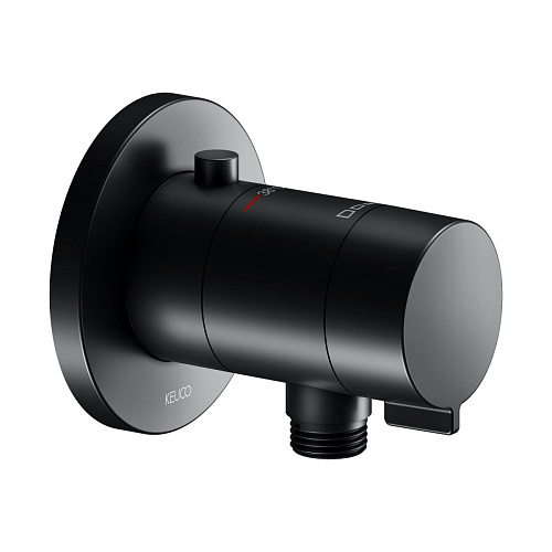 Смеситель Keuco 59554370001 IXMO с термостатом для встройки с выводом для шланга DN 15, черный матовый купить недорого в интернет-магазине Керамос