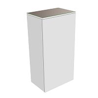 Шкаф-пенал Keuco 31725720001 Edition 400 средний 90х45 см, петли слева, белый/стекло глянцевое трюфель