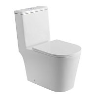 Унитаз напольный с бачком с сиденьем микролифт BelBagno SFERA-TR BB673CP-MN-TOR/SC