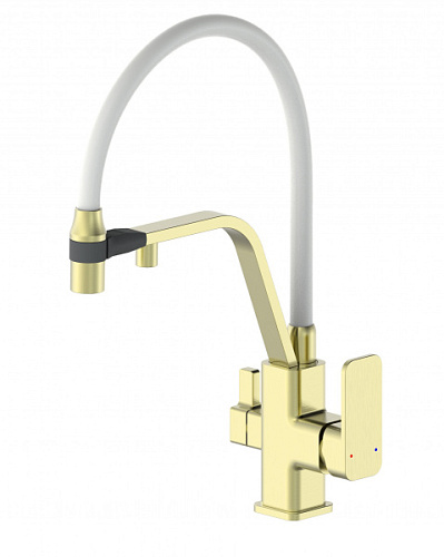 Смеситель для кухни Wonzon & Woghand WW-88458013-BG(MW) Смеситель для кухни Wonzon & Woghand WW-88458013-BG(MW)