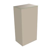 Шкаф-пенал Keuco 31725180001 Edition 400 средний 90х45 см, петли слева, кашемир/стекло глянцевое кашемир