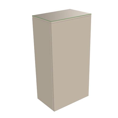 Шкаф-пенал Keuco 31725180001 Edition 400 средний 90х45 см, петли слева, кашемир/стекло глянцевое кашемир купить недорого в интернет-магазине Керамос