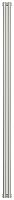 Радиатор Сунержа 00-0302-1802 Эстет-11 отопительный н/ж 1800х90 мм/ 2 секции, без покрытия