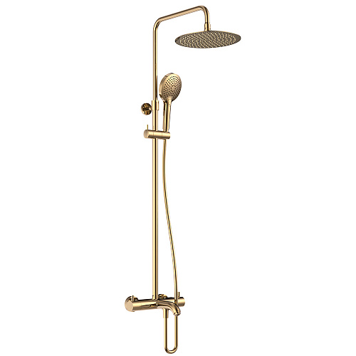 Душевая система с термостатом AQUAme AQM8008BG Душевая система с термостатом AQUAme AQM8008BG