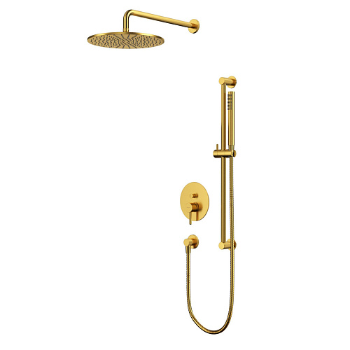 Смеситель скрытого монтажа Whitecross Y brushed gold YSET05GLB