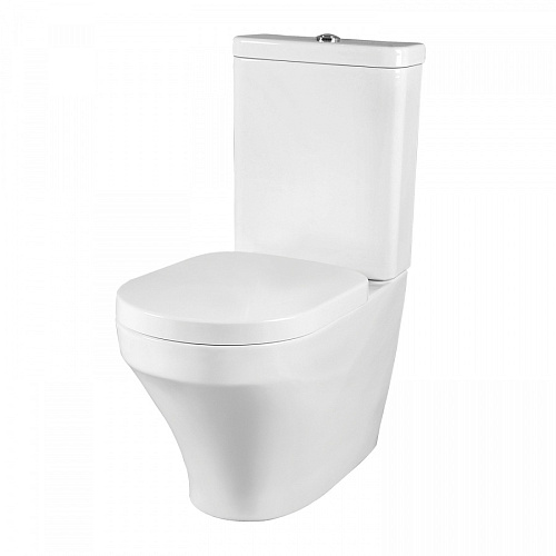 Унитаз-компакт AM.PM C508607WH Inspire, напольный, 37х67 см, без сиденья, белый глянец