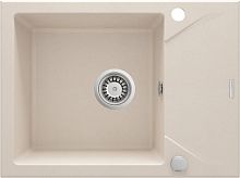 Мойка Deante ZQJ_511A Evora кухонная гранитная 59x44 см, бежевый