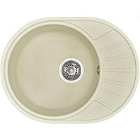 Мойка для кухни Акватон 1A711232CS240 Чезана 57х44 см, с крылом, жемчуг Мойка для кухни Акватон 1A711232CS240 Чезана 57х44 см, с крылом, жемчуг