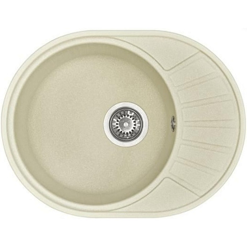 Мойка для кухни Акватон 1A711232CS240 Чезана 57х44 см, с крылом, жемчуг