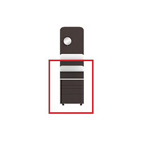 Тумба Creavit FL1060.00 Foglia напольная 160х60 см, венге