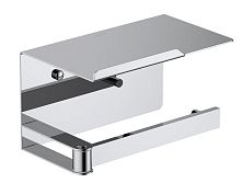 Бумагодержатель Aquatek AQ4929CR Либра с полкой, хром