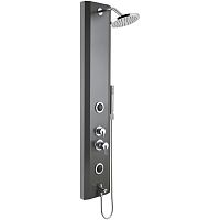 Душевая панель Vitra A45812 Move гидромассажная, серая Душевая панель Vitra A45812 Move гидромассажная, серая