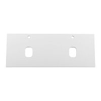 Столешница BelBagno EK-140-2-BL, 140 см с двумя отверстиями под раковину/под смеситель, Bianco Lucido (белый глянец)