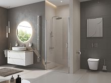 Душевая дверь BelBagno Uno UNO-B-1-80-C-Cr Душевая дверь BelBagno Uno UNO-B-1-80-C-Cr