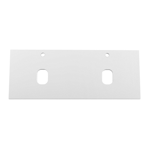 Столешница BelBagno EK-140-2-BL, 140 см с двумя отверстиями под раковину/под смеситель, Bianco Lucido (белый глянец) купить недорого в интернет-магазине Керамос