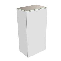 Шкаф-пенал Keuco 31725740001 Edition 400 средний 90х45 см, петли слева, белый/стекло глянцевое кашемир