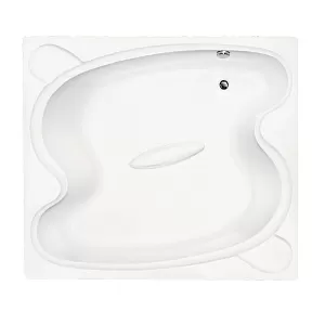 Акриловая ванна VagnerPlast VPBA197HEL2X-04 HELIOS, 194х170 см, белая