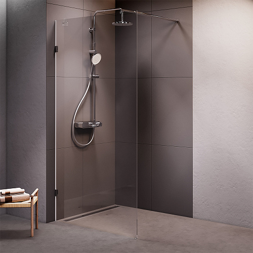 Душевое ограждение AM.PM X-Joy W94UWI-100-F1-MTE