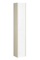 Шкаф - колонна Акватон 1A171203YOAV0 Йорк 30х160 см, белый/ясень фабрик купить недорого в интернет-магазине Керамос