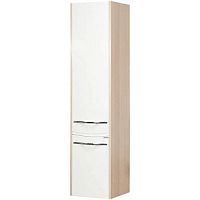 Шкаф - колонна Акватон 1A192303IFSCL Инфинити 35х144 см, левый, ясень коимбра,хром глянец