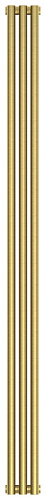 Радиатор Сунержа 051-0302-1803 Эстет-11 отопительный н/ж 1800х135 мм/ 3 секции, состаренная латунь