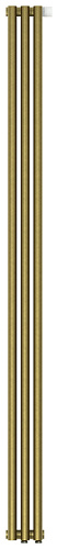 Радиатор Сунержа 05-0312-1803 Эстет-11 отопительный н/ж EU50 1800х135 мм/ 3 секции, состаренная бронза