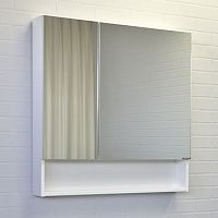 Зеркальный шкаф COMFORTY 00-00011198 Никосия-80 80х80 см, белый