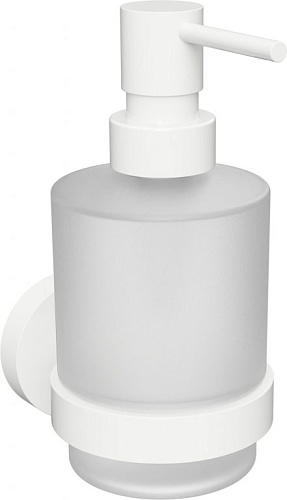 Дозатор Bemeta 104109104 White для жидкого мыла 14.5 см, настенный, белый купить недорого в интернет-магазине Керамос