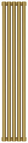 Радиатор Сунержа 032-0302-1205 Эстет-11 отопительный н/ж 1200х225 мм/ 5 секций, матовое золото