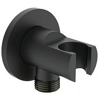 Шланговое подключение Ideal Standard BC807XG Idealrain с держателем для душа, черный