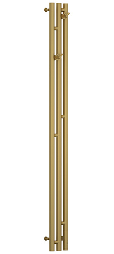 Полотенцесушитель электрический Сунержа 032-5845-1511 Терция 3.0 РЭБ, 1500х106 мм правый, матовое золото