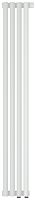Радиатор Сунержа 30-0321-1204 Эстет-0 отопительный н/ж EU50 правый 1200х180 мм/ 4 секции, матовый белый