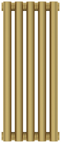 Радиатор Сунержа 032-0331-5005 Эстет-0 отопительный н/ж 500х225 мм/ 5 секций, матовое золото