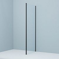 Боковая панель IDDIS, SLI6BS8i23 Slide 80х195 см, черный алюминиевый профиль, матовый