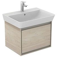 Тумба Ideal Standard E0846UK Connect Air для раковины 60х40 см, подвесная, Wood light brown + Matt Light Brown (светло-коричневое дерево + светло-коричневый матовый) Тумба Ideal Standard E0846UK Connect Air для раковины 60х40 см, подвесная, Wood light brown + Matt Light Brown (светло-коричневое дерево + светло-коричневый матовый)