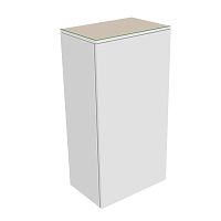 Шкаф-пенал Keuco 31725750001 Edition 400 средний 90х45 см, петли слева, белый/стекло матовое кашемир