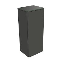 Шкаф-пенал Keuco 31720150001 Edition 400 средний 90х35 см, петли слева, антрацит/стекло матовое антрацит