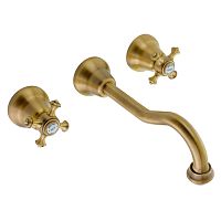 Смеситель Migliore 31621 Prestige скрытого монтажа для раковины, Click-clack, бронза