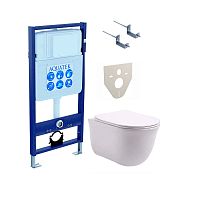 Инсталляция с подвесным унитазом Aquatek КЛАССИК AQUATEK SET AQUATEK КЛАССИК-KKI Инсталляция с подвесным унитазом Aquatek КЛАССИК AQUATEK SET AQUATEK КЛАССИК-KKI