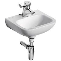 Раковина Ideal Standard S212201I37 Contour подвесная 37х30 см для инвалидов, с крепежом, Euro White (евробелый) Раковина Ideal Standard S212201I37 Contour подвесная 37х30 см для инвалидов, с крепежом, Euro White (евробелый)