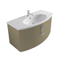 Globo MD100.BI*0+forlav  4ALL Раковина накладная/подвесная 100х48 см c 1 отв под смеситель, цвет белый