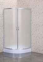Сет 1755 CS-8025S 100*100*195_Loranto CS-8025S 100*100*195 Sunway Душевое ограждение с поддоном 100х100 см, профиль сатин Сет 1755 CS-8025S 100*100*195_Loranto CS-8025S 100*100*195 Sunway Душевое ограждение с поддоном 100х100 см, профиль сатин
