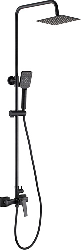 Душевая система Deante NQL_N4XM Blur со смесителем, Nero (черный)