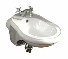 Биде Kerasan 102601bi*1 Retro подвесное 38х52 см, белое