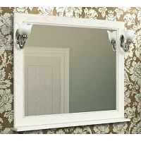 Зеркало Акватон 1A158802GEM20 Жерона 105, белое серебро (без светильников)