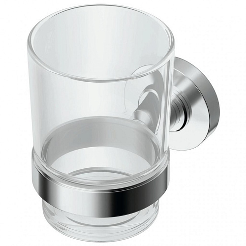 Стакан Ideal Standard A9121AA IOM с держателем, прозрачное стекло/Chrome (хром) - купить в Санкт-Петербурге, цена на Стакан Ideal Standard A9121AA IOM с держателем, прозрачное стекло/Chrome (хром) в интернет-магазине Керамос Стакан Ideal Standard A9121AA IOM с держателем, прозрачное стекло/Chrome (хром) купить недорого в интернет-магазине Керамос