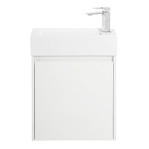 База BelBagno KRAFT MINI-500/260-1A-SO-BO-L под раковину 45х25 см, подвесная, Bianco Opaco (белый матовый)