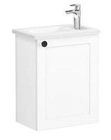 Тумба Vitra 68610 Root Classic с квадратной раковиной 45х29 см, подвесная, правосторонняя, MWHITE (матовый белый) Тумба Vitra 68610 Root Classic с квадратной раковиной 45х29 см, подвесная, правосторонняя, MWHITE (матовый белый)