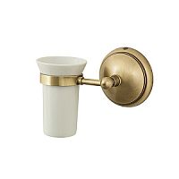 Подстаканник Caprigo 7006-vot ROMANO со стаканом, бронза